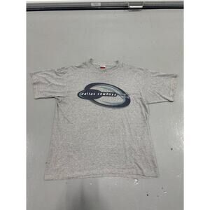 Vtg Dallas Cowboys Shirt 2XL Grey Heather Iron Knights NFL Football Y2K Baggy